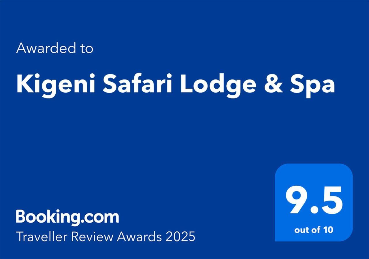 ואלווטר Kigeni Safari Lodge & Spa מראה חיצוני תמונה